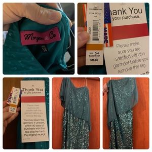 Blue one shoulder dress